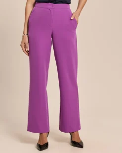 Wide Leg Hose aus Jersey