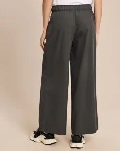 Wide Leg Hose mit Bindeband