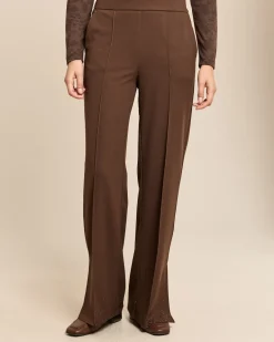 Wide Leg Hose mit Schlitzen