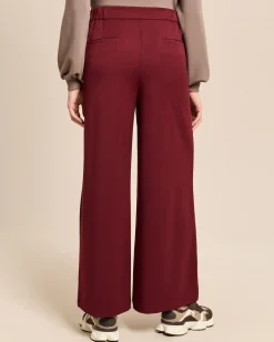 Wide Leg Hose mit Taschendetail