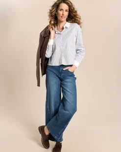 Wide Leg Jeanshose