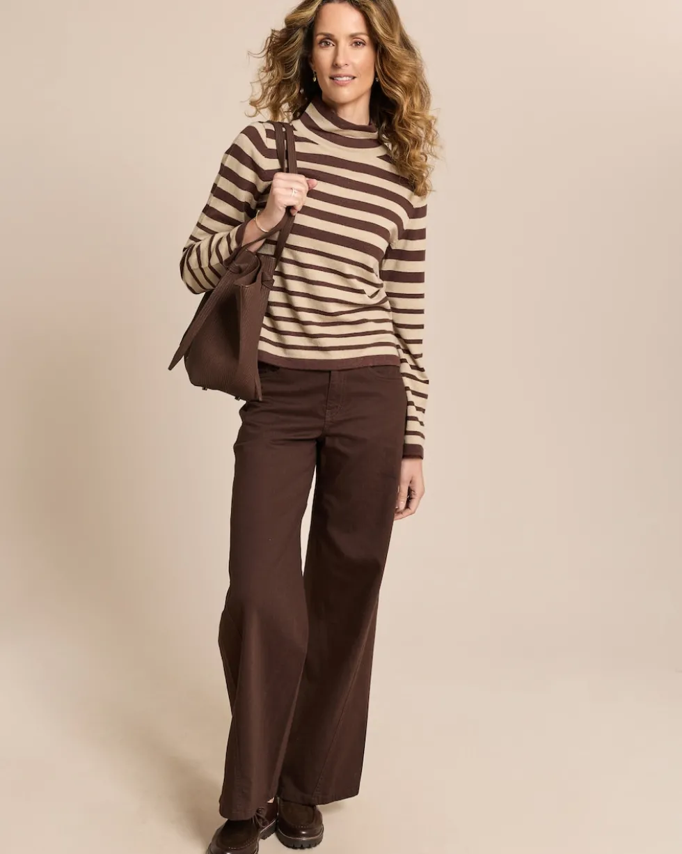 Wide Leg Jeanshose
