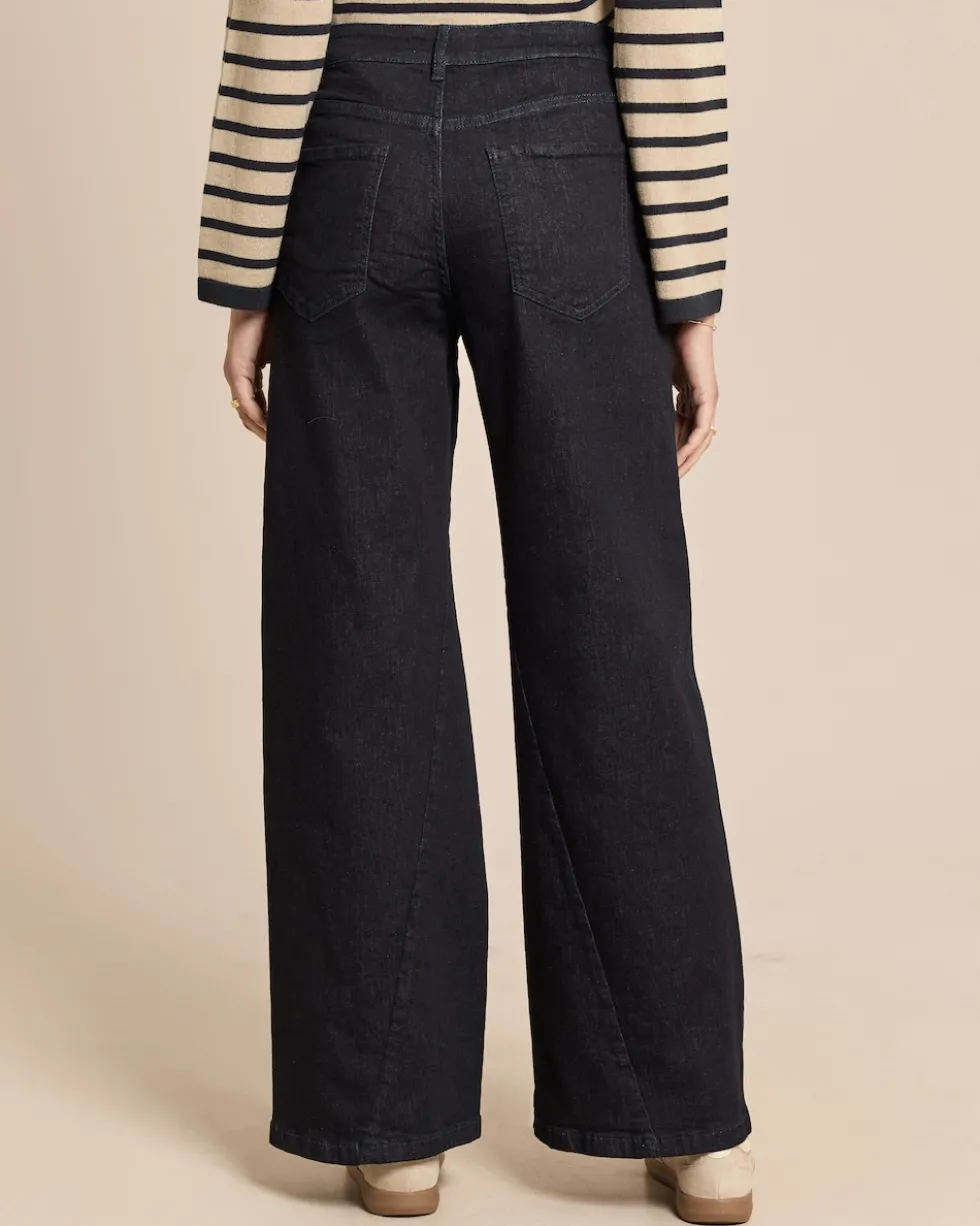 Wide Leg Jeanshose