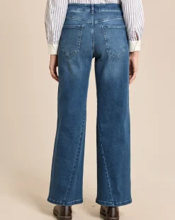Wide Leg Jeanshose