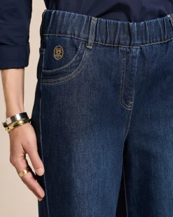Wide Leg Jeans mit Rundumdehnbund
