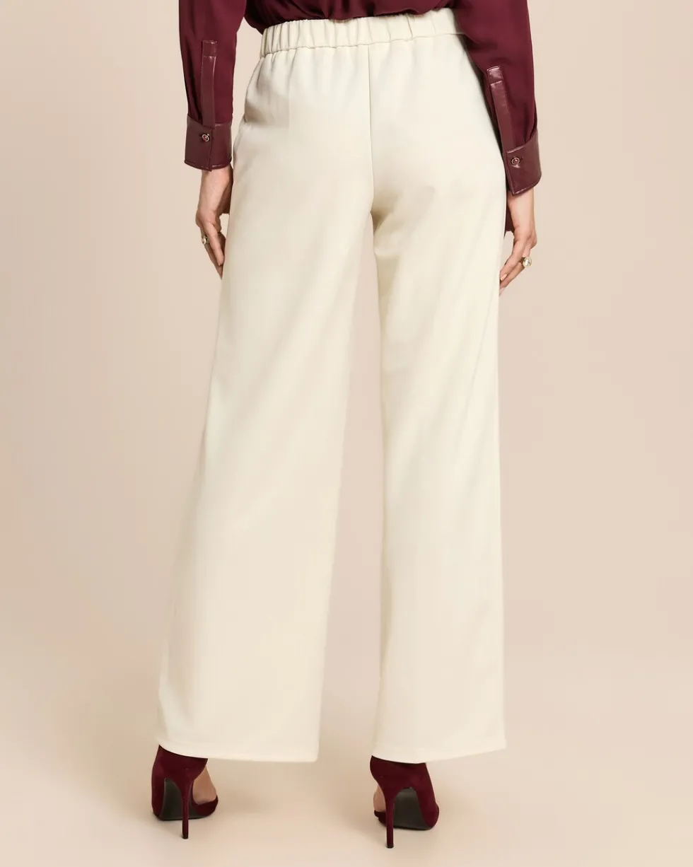 Wide Leg Joggpants mit Biese