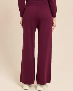 Wide Leg Strickhose