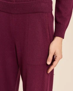 Wide Leg Strickhose