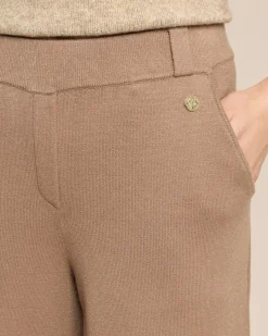 Wide Leg Strickhose