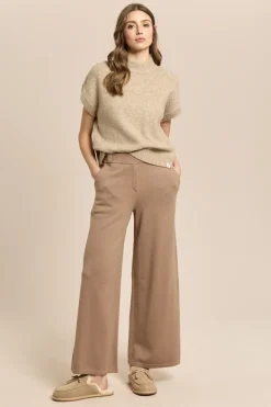 Wide Leg Strickhose