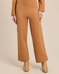Wide Leg Strickhose