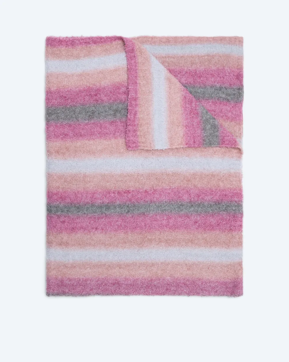 Wohnplaid Wollblend "Chevron"