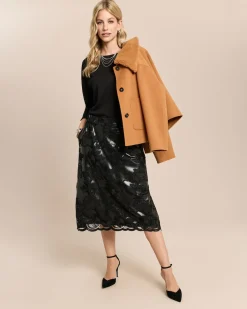 Wolljacke mit Teddy-Kragen