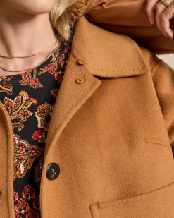 Wolljacke mit Teddy-Kragen