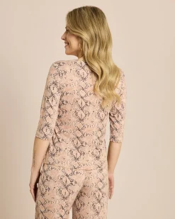 "Women Deluxe" Shirt mit Snake Print