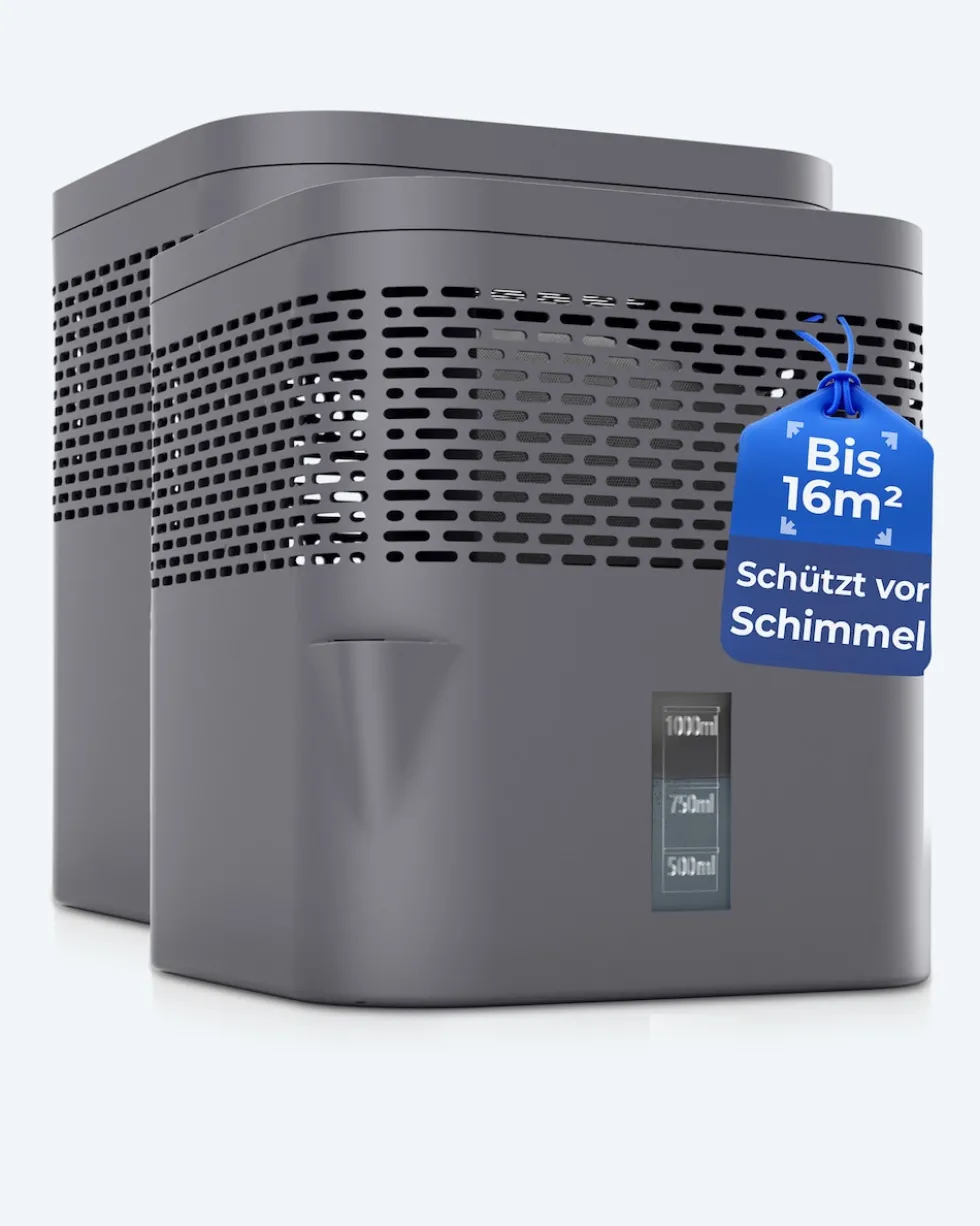 2x Luftentfeuchter "Air One Lite" + 2x Refill
