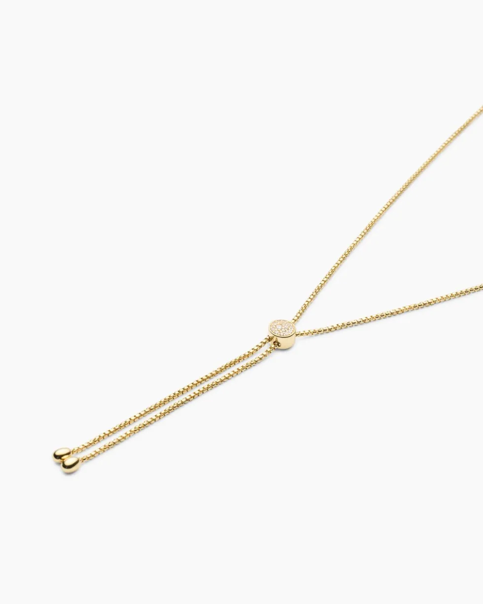 Y-Collier mit Zirkonia