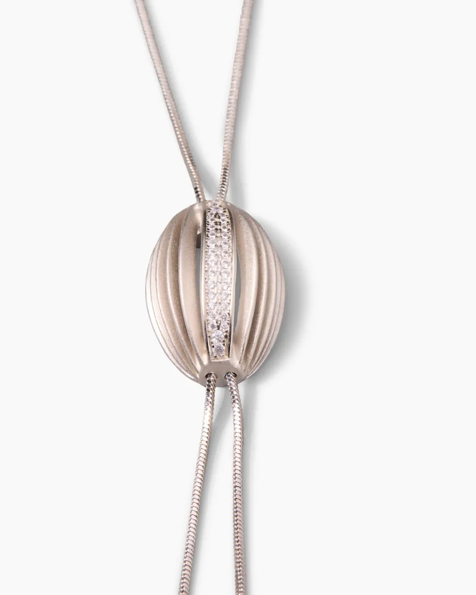 Y-Collier mit Zirkonia