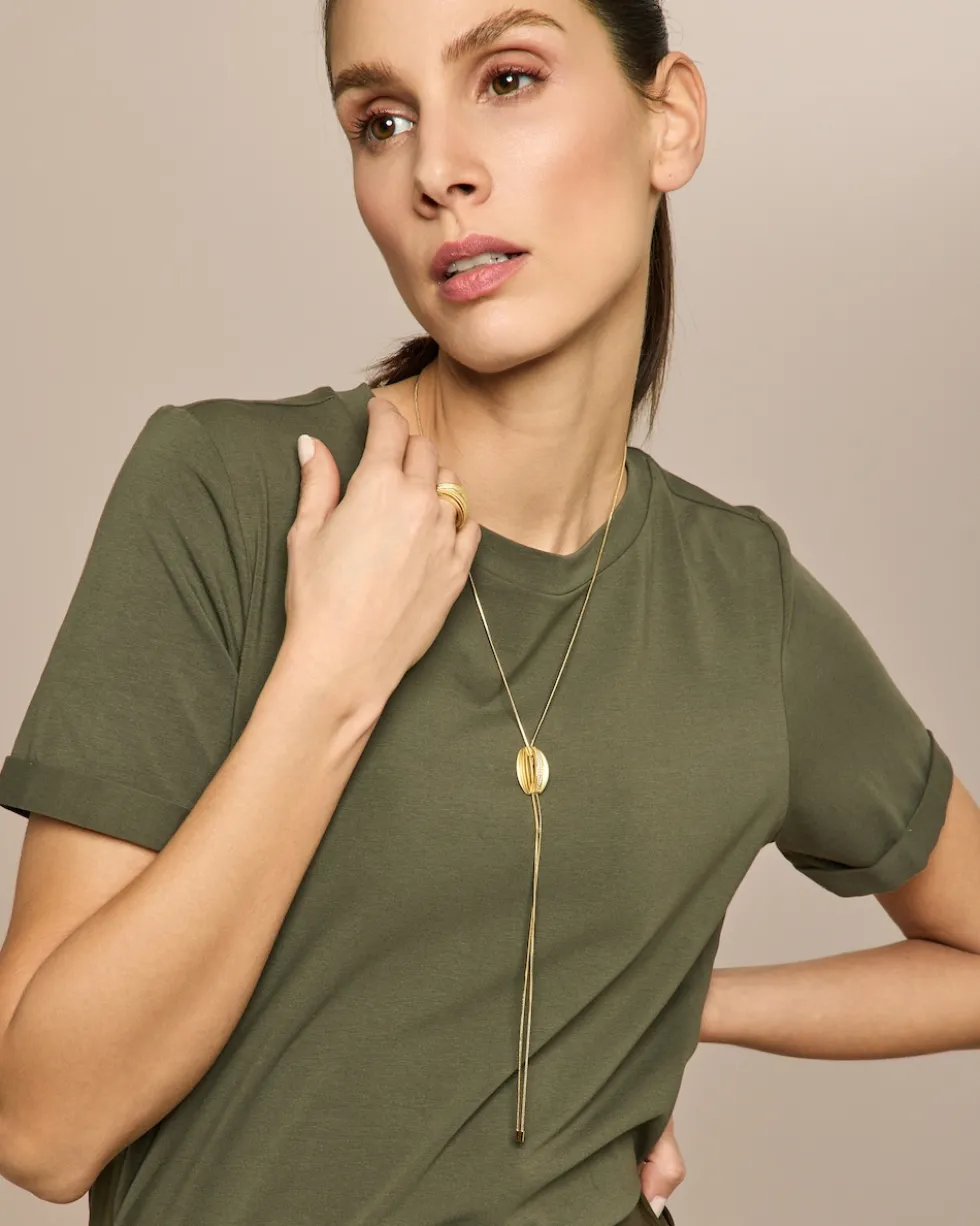 Y-Collier mit Zirkonia