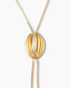 Y-Collier mit Zirkonia