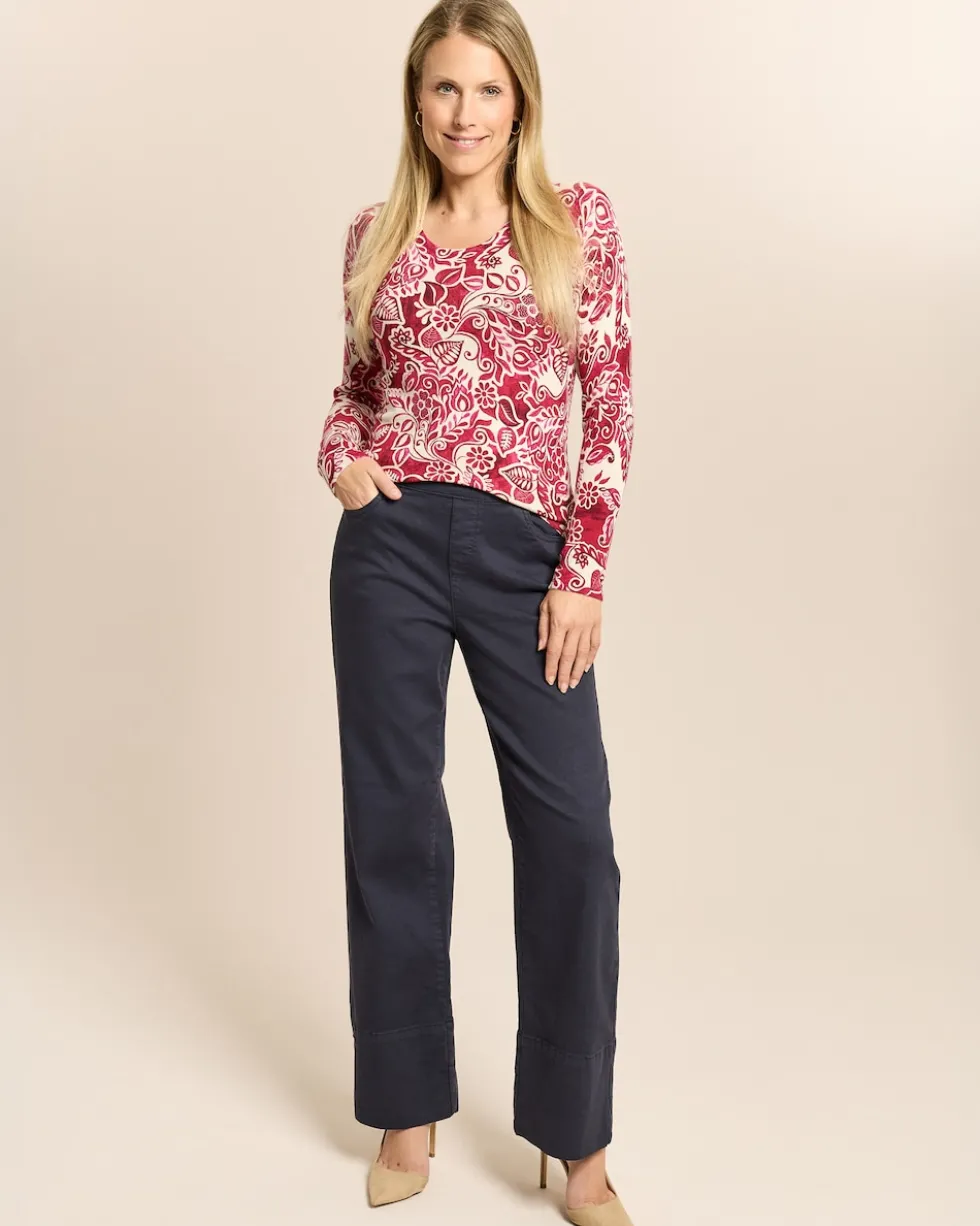 Zweifarbiger Pullover
