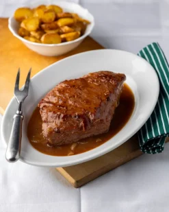Zwiebelrostbraten mit Soße